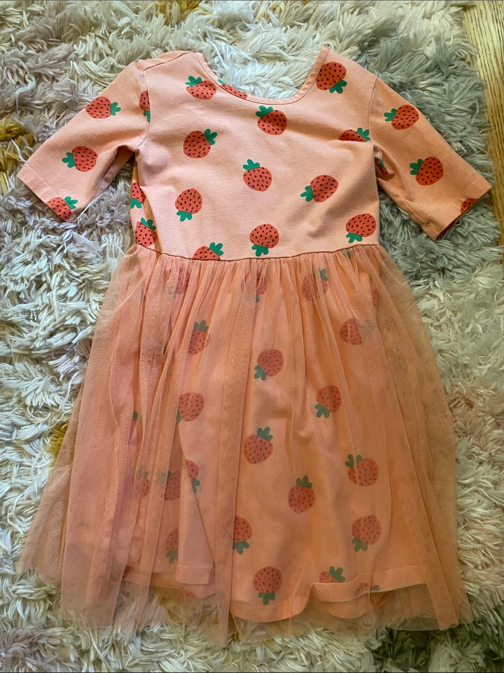 Hanna Andersson strawberry tutu dress